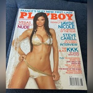 Playboy Magazine June 2008 Cover POTY Jayce Nicole POTM Juliette Frette